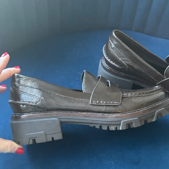 Rag & Bone Dark Brown Leather Loafers - Picture 4 of 13